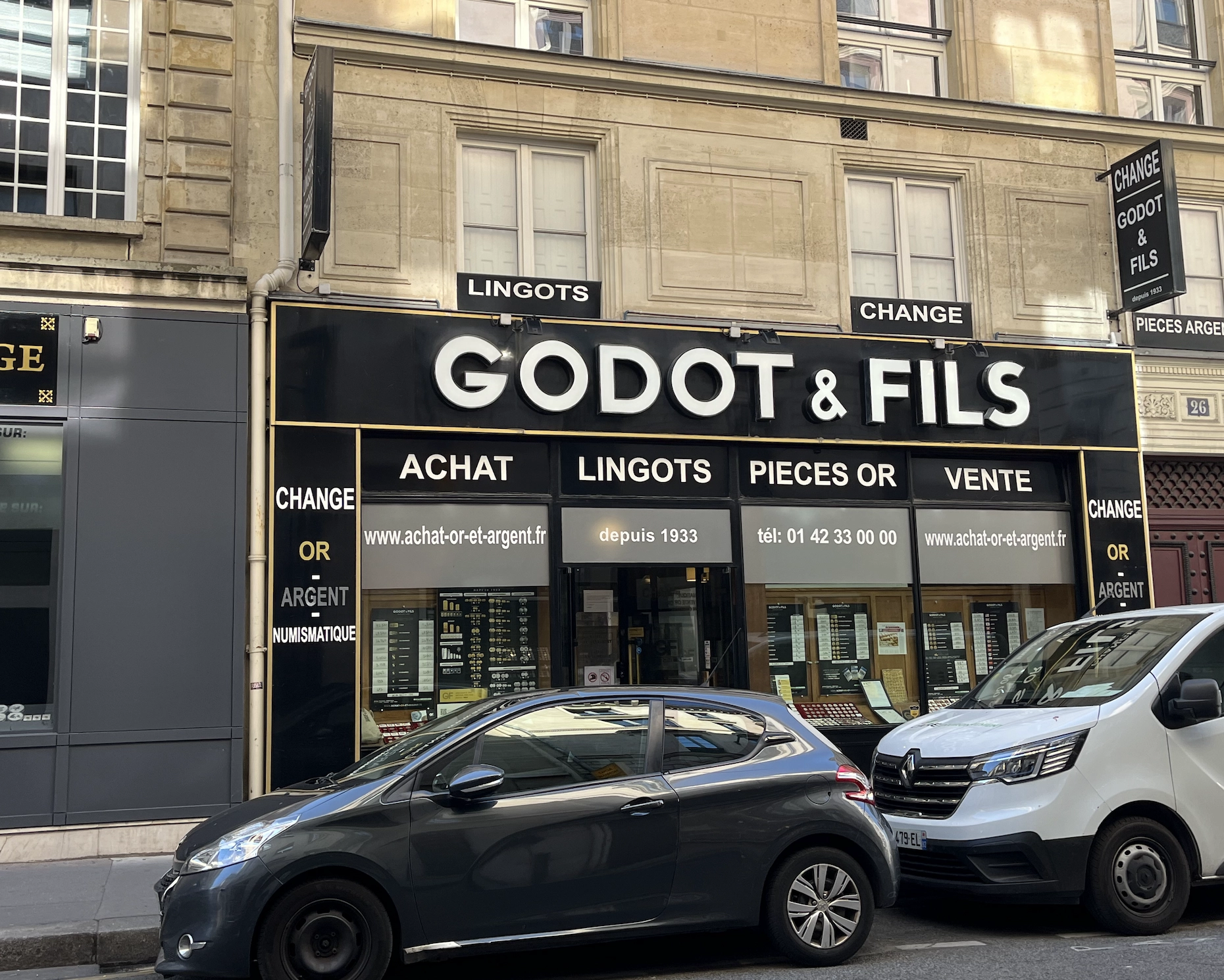 Paris (Siège, depuis 1933) 75002 Paris 5
