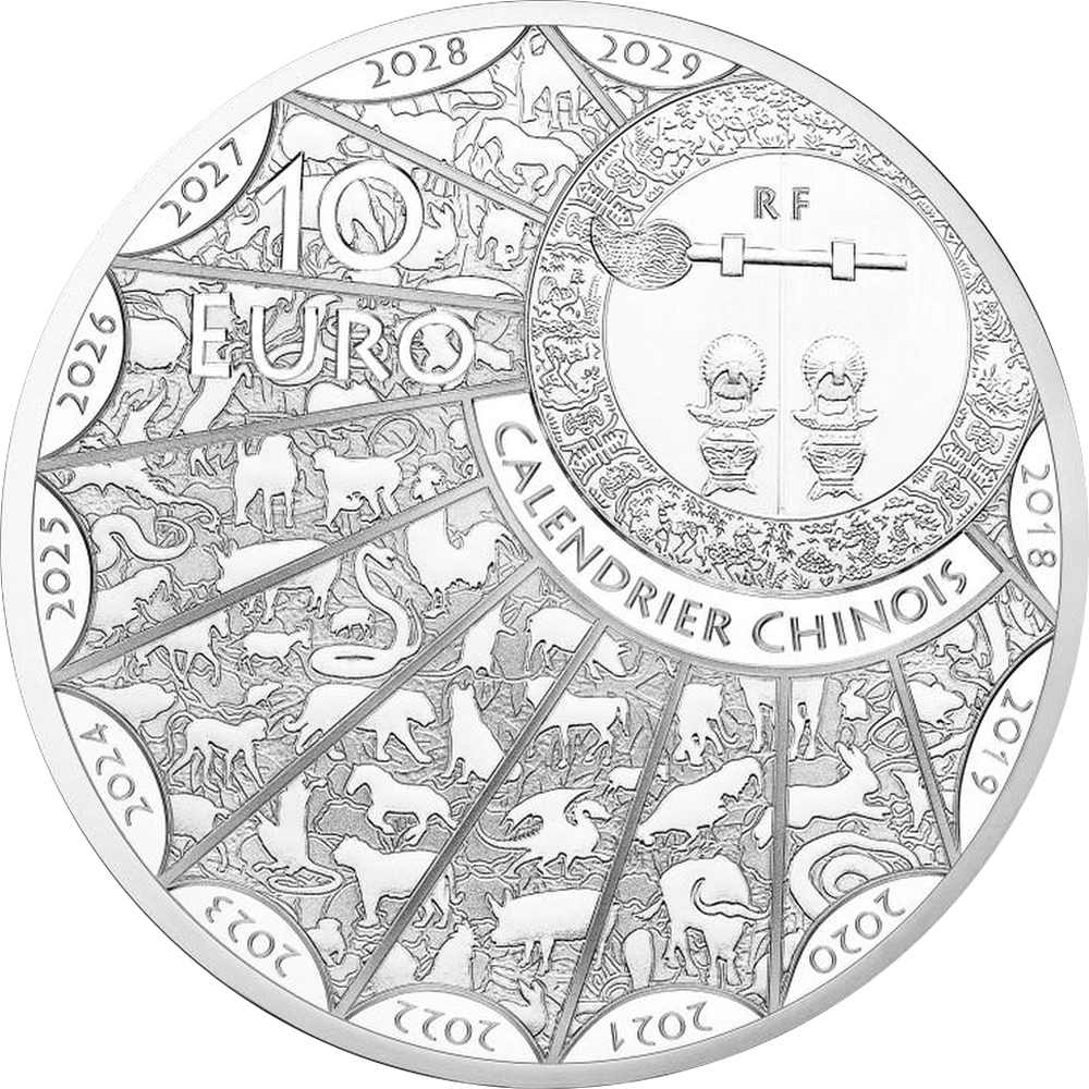 10 Euro Argent Année Du Chien 2018