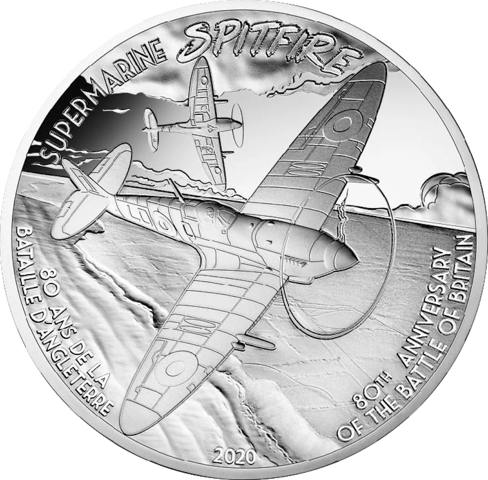 10 euro Argent Spitfire