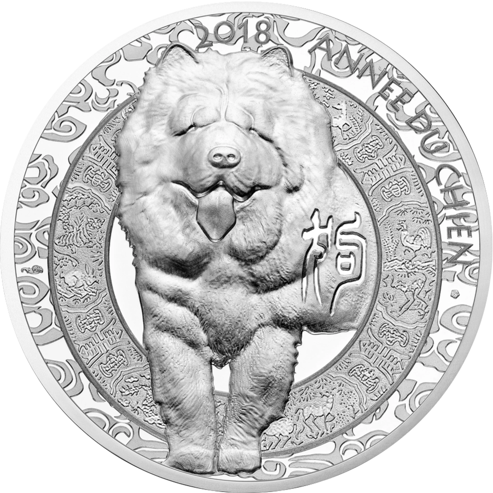 10 Euro Argent Année Du Chien 2018