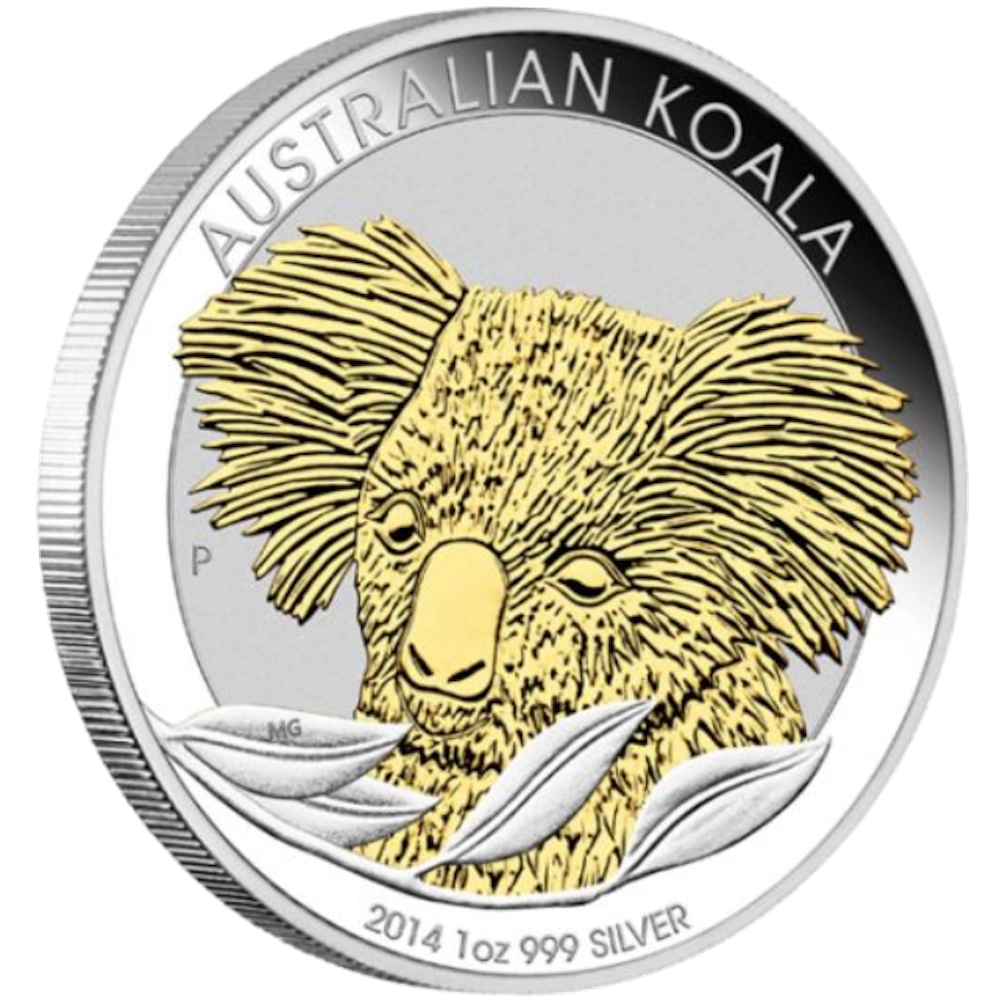 Australian Koala 1oz Argent/Or 2014