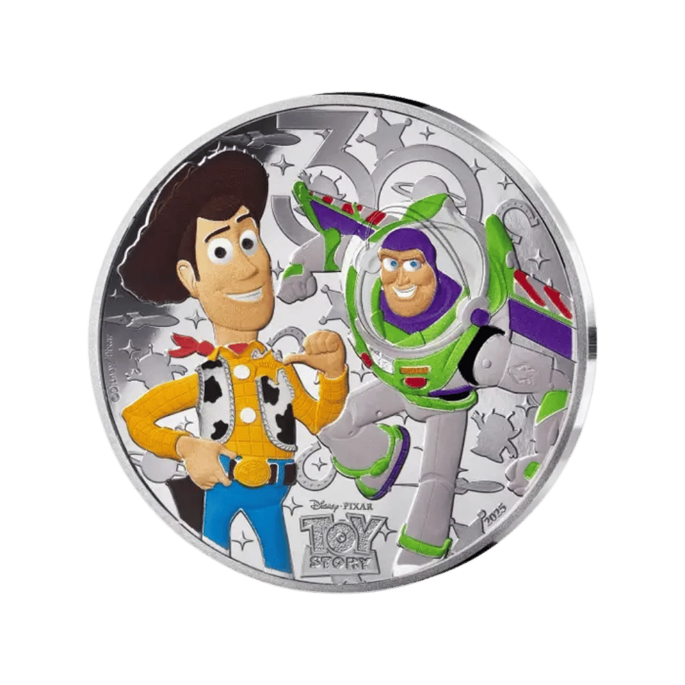 Toy Story Disney couleur 10€ Argent