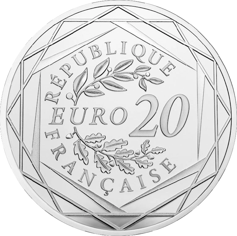 20 euro Argent Jacques Chirac