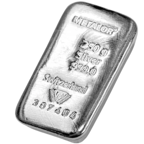 Lingot Argent 250g TVA Incluse