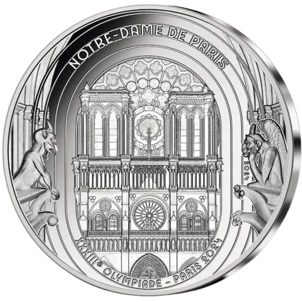 JO 2024 - Héritage Notre-Dame de Paris en Argent