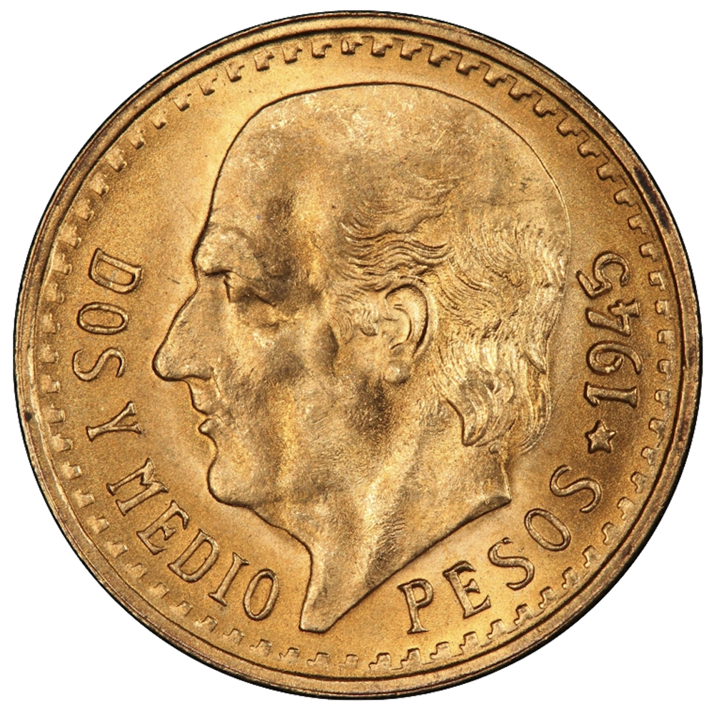 2,5 Pesos Or