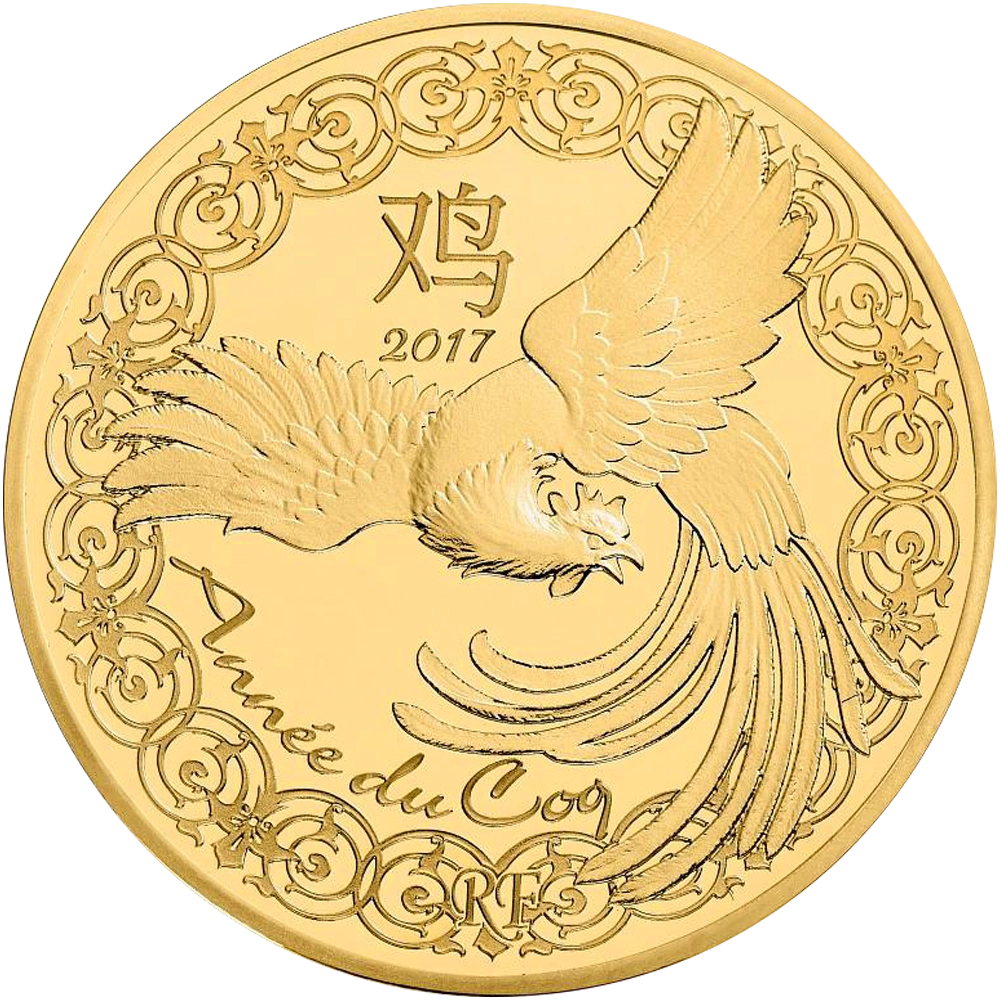 50 Euro Or Année Du Coq 2017