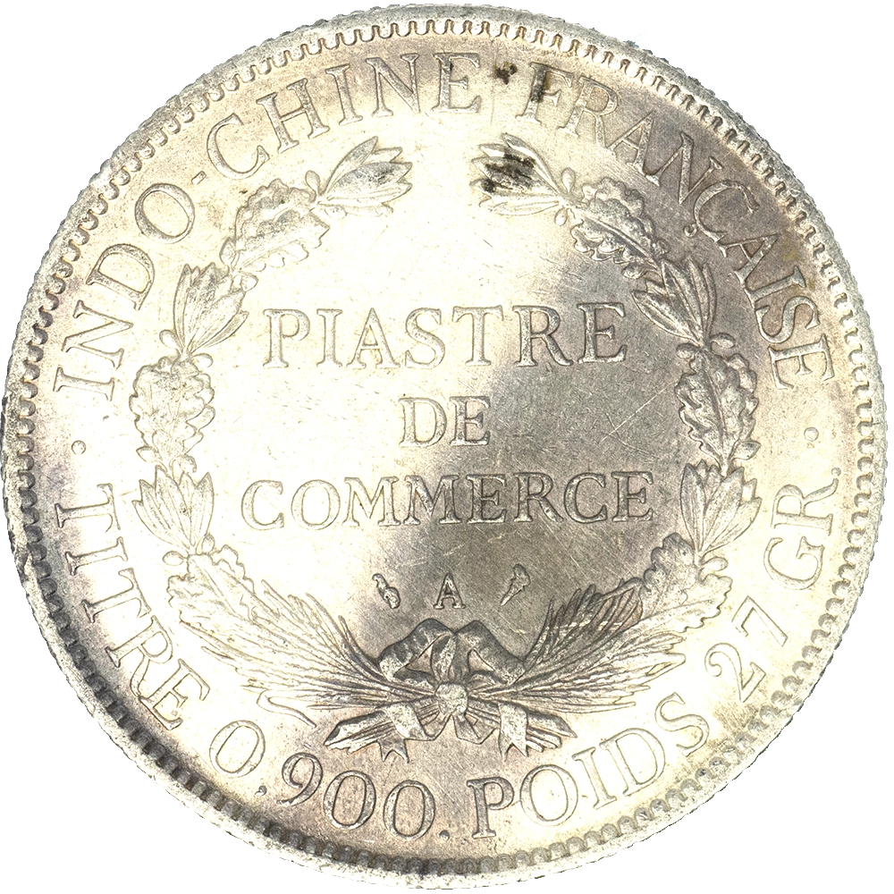 Pièce de monnaie : Indochine Française 1 piastre 1906 Paris