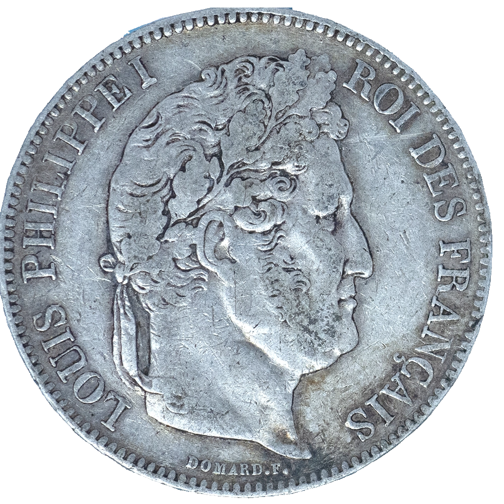 Pièce de monnaie : Louis-Philippe-5 Francs 1833 La Rochelle