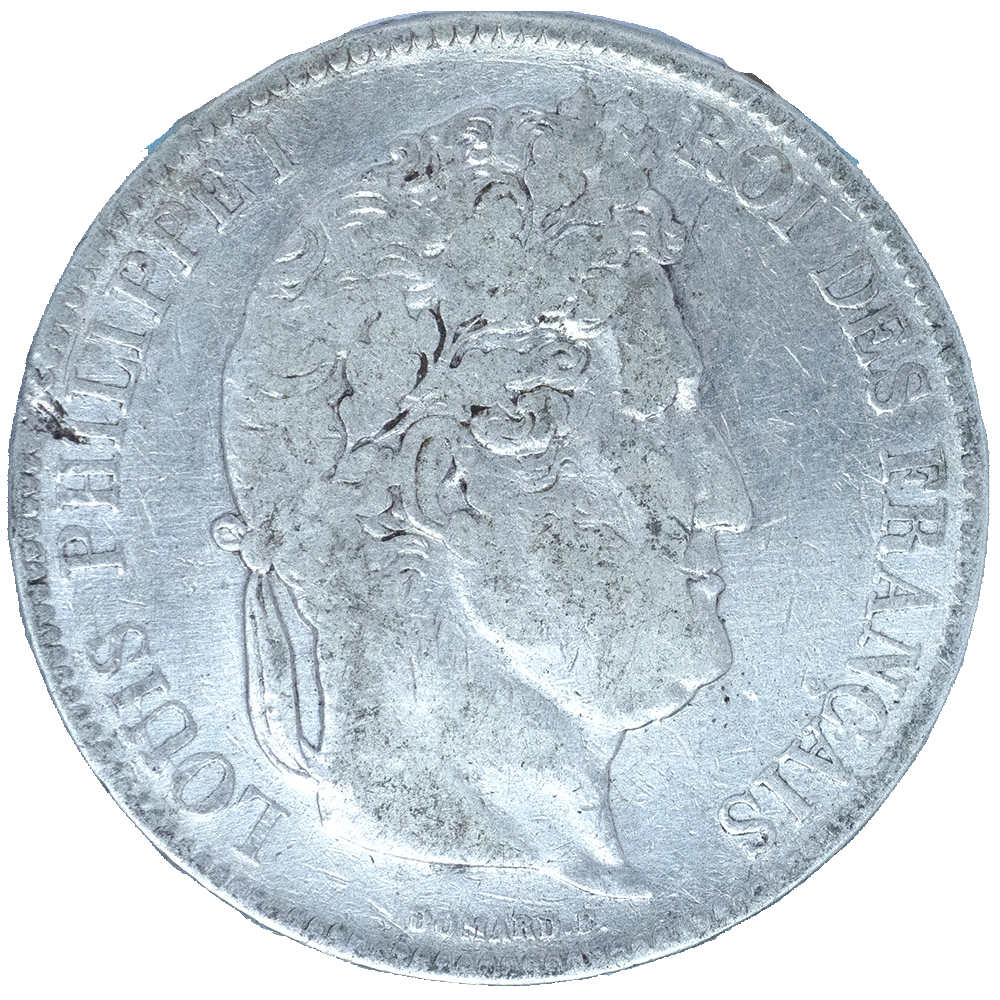 Pièce de monnaie : Louis-Philippe 5 Francs 1832 Toulouse