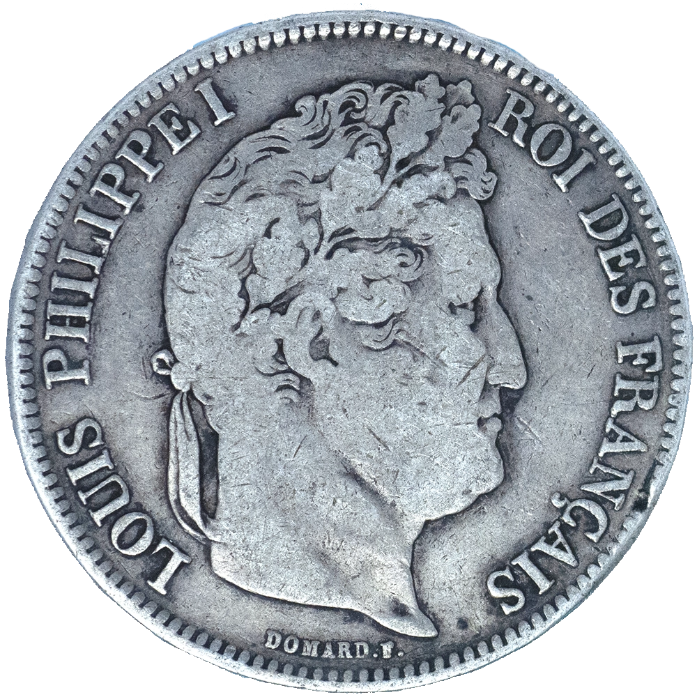 Pièce de monnaie : Louis-Philippe 5 Francs 1834 Limoges
