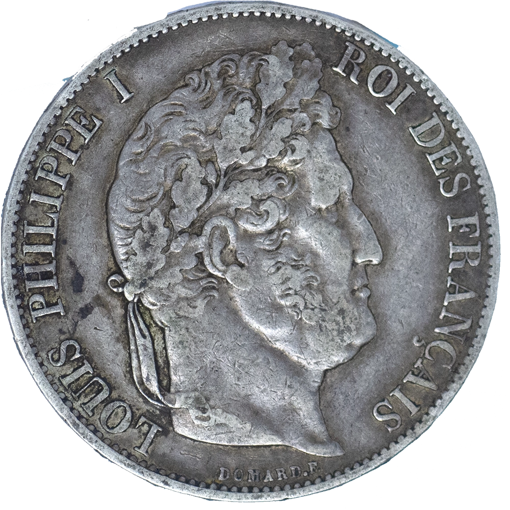 Pièce de monnaie : Louis-Philippe-5 Francs 1848 Strasbourg