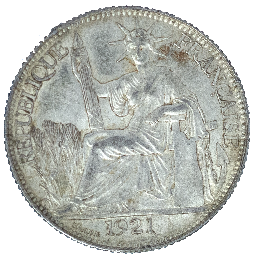 Pièce de monnaie : Indochine-Française-20 centimes 1921 Paris