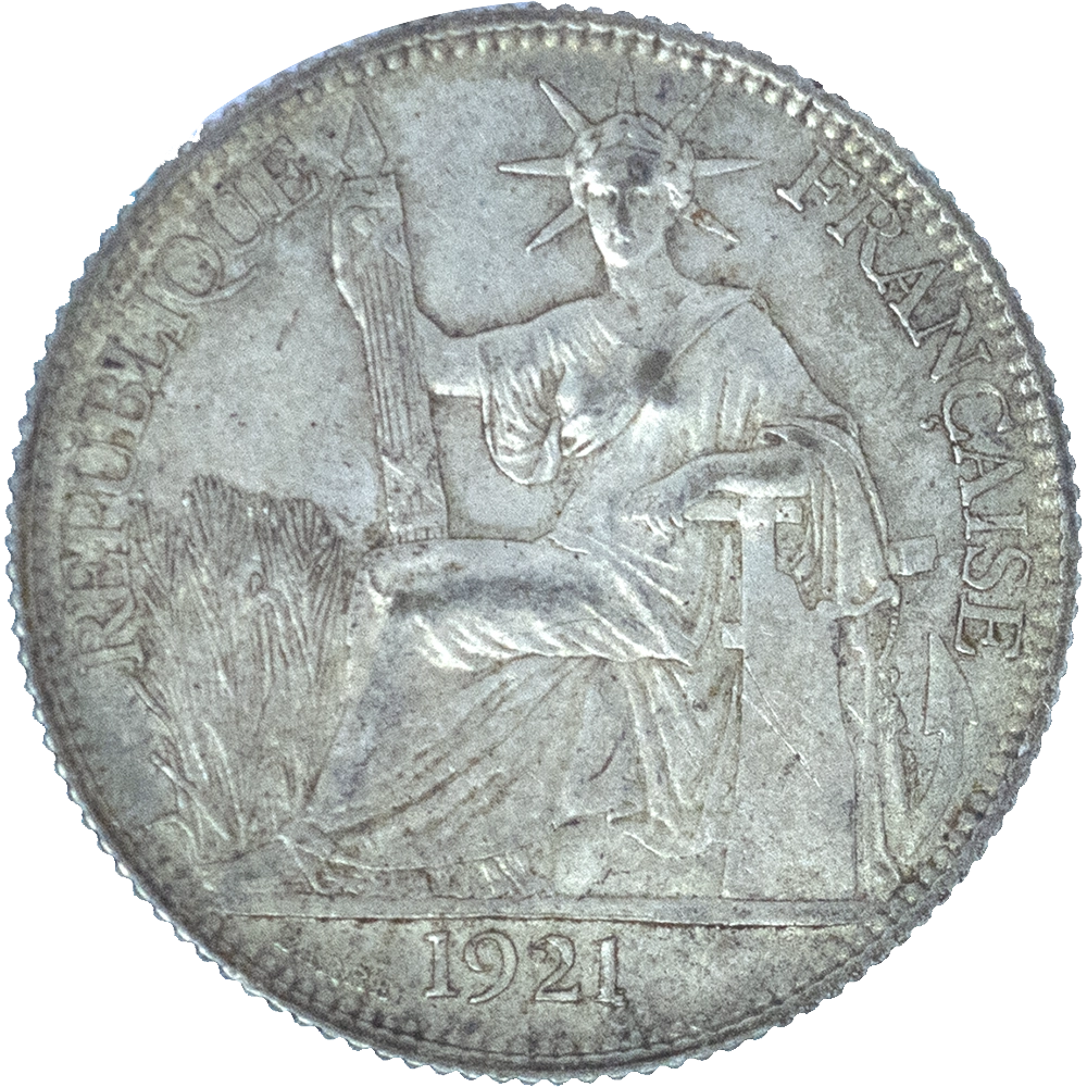 Pièce de monnaie : Indochine-Française-20 centimes 1921 Paris