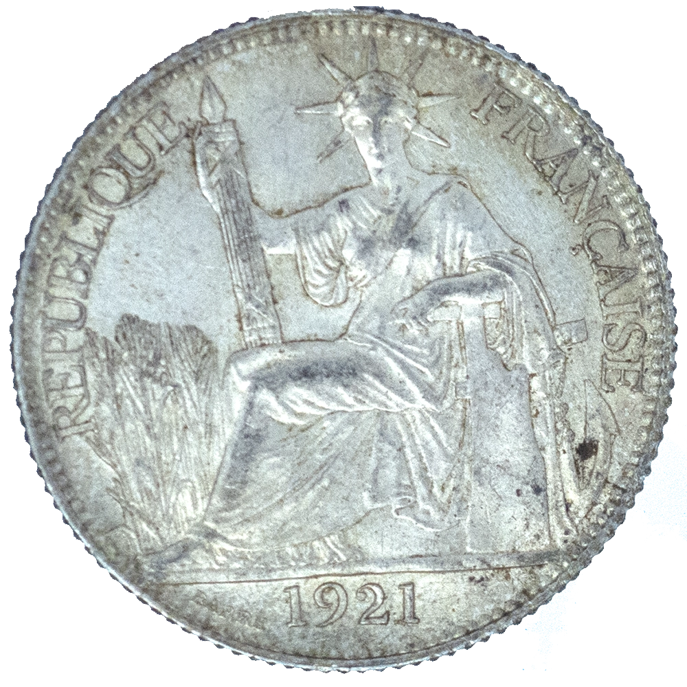 Pièce de monnaie : Indochine-Française-20 centimes 1921 Paris
