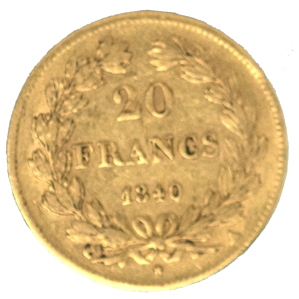 Pièce de monnaie : Louis-Philippe-20 Francs 1840 Paris