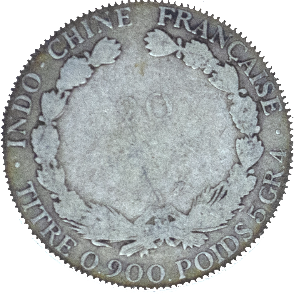 Pièce de monnaie : Indochine-Française-20 centièmes 1895 Paris
