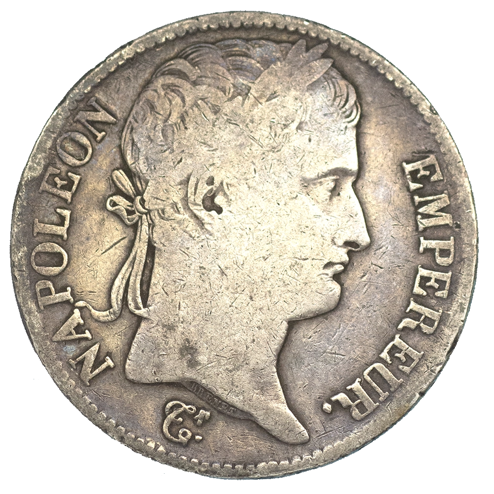 Pièce de monnaie : Premier-Empire-Napoléon Ier-5 francs 1813 Limoges