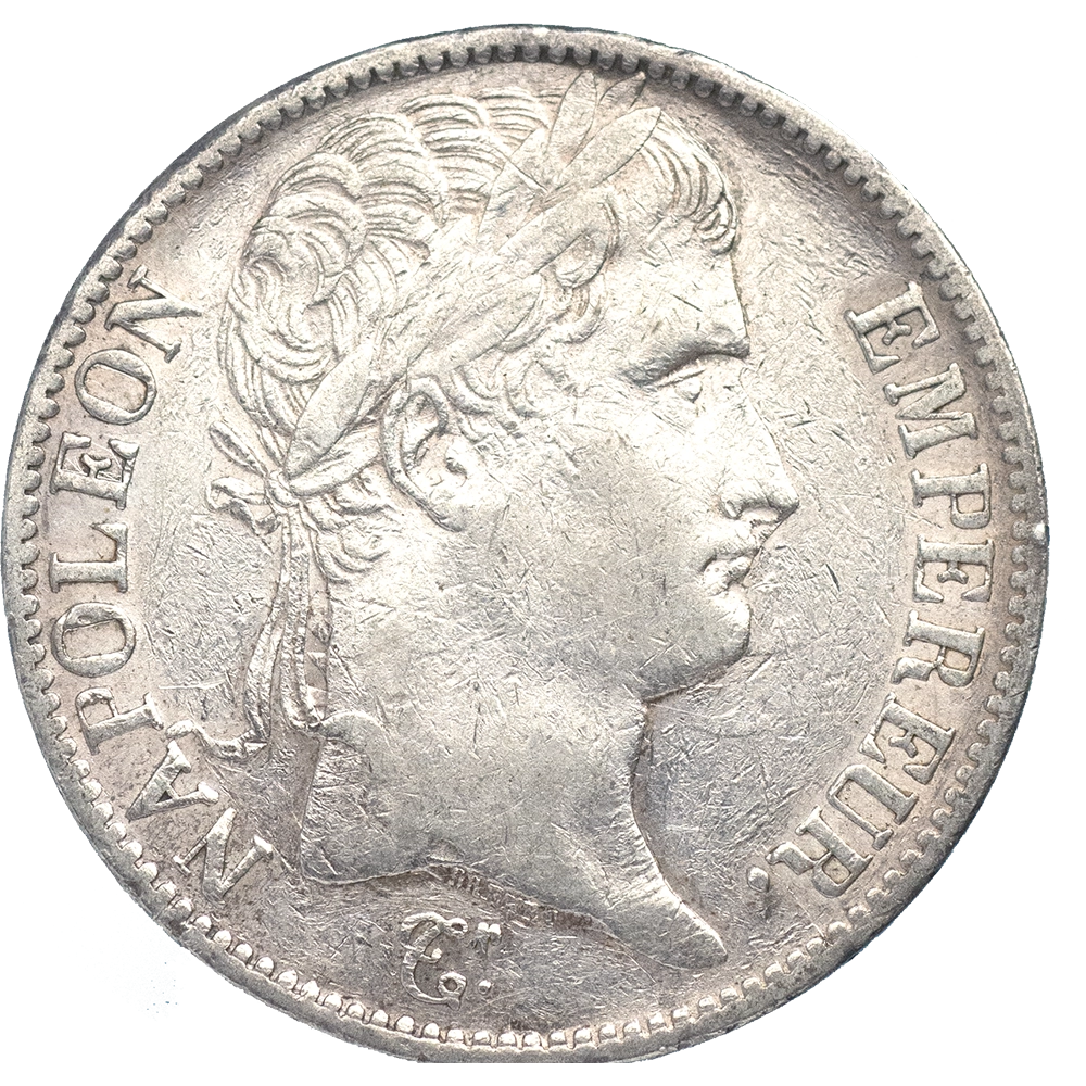 Pièce de monnaie : Premier-Empire-Napoléon Ier-5 francs 1812 La Rochelle