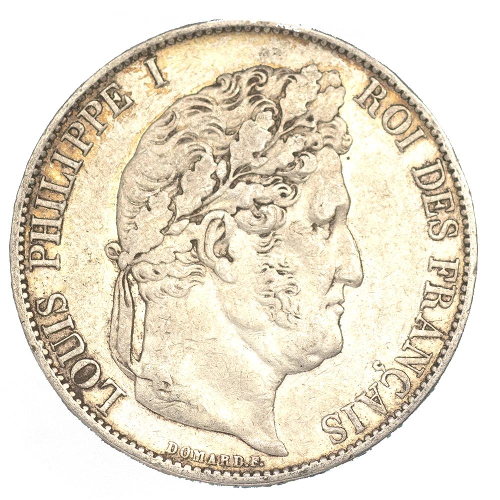 Pièce de monnaie : Louis-Philippe-5 Francs 1848 Bordeaux