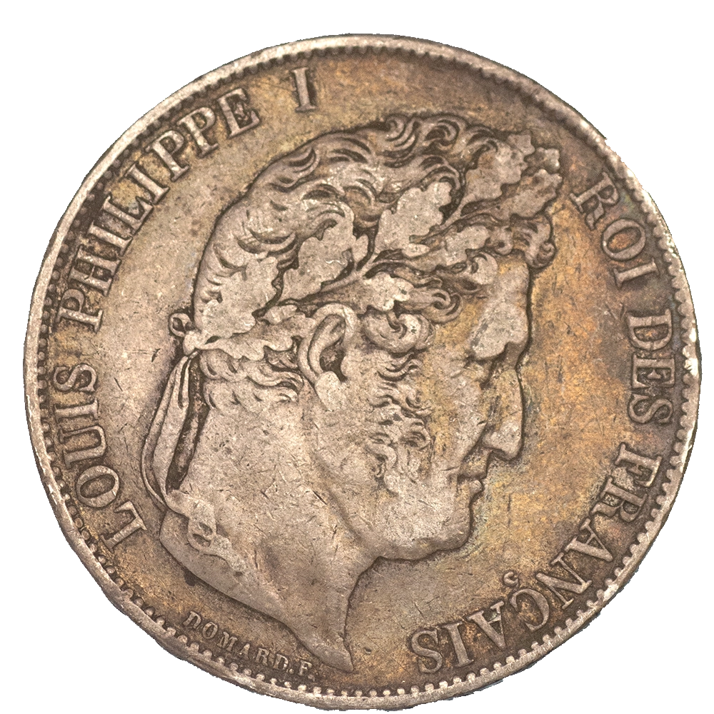 Pièce de monnaie : Louis-Philippe-5 Francs 1848 Strasbourg