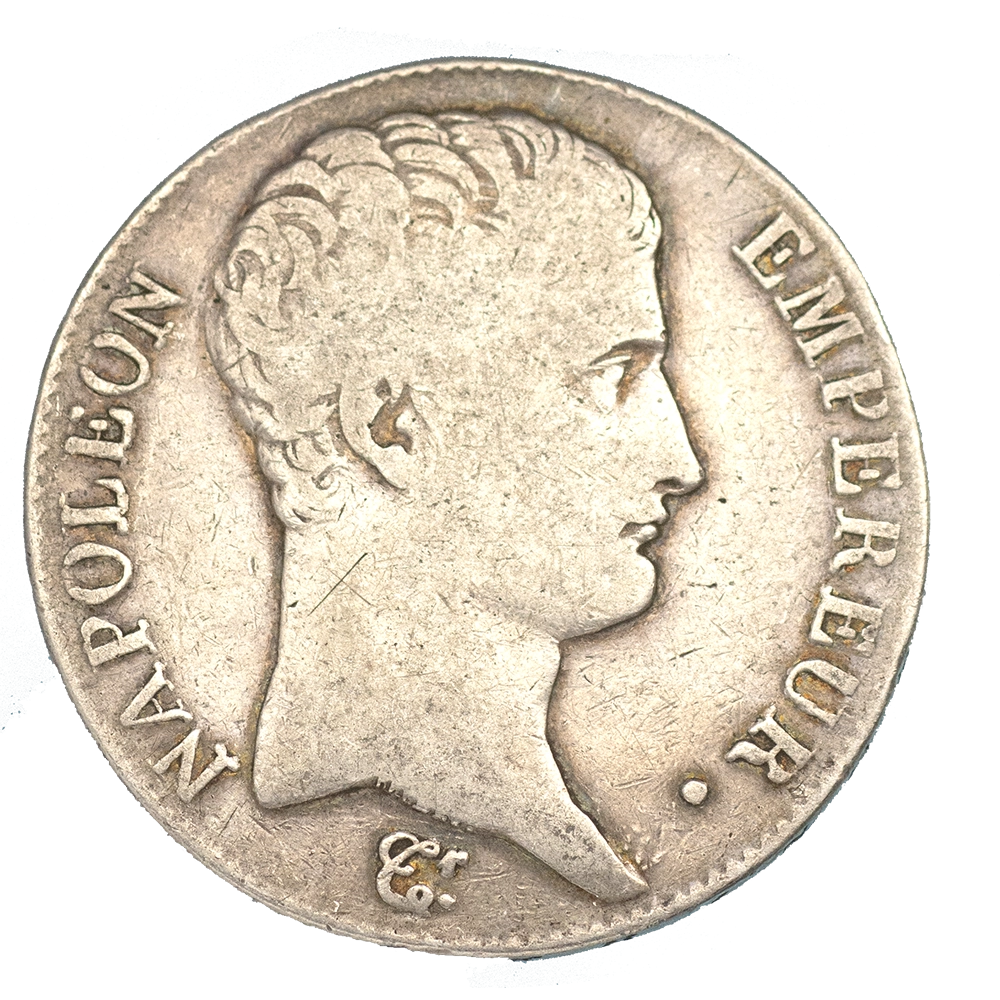 Pièce de monnaie : Premier-Empire Napoléon Ier-5 Francs l'an 13 (1804) Toulouse