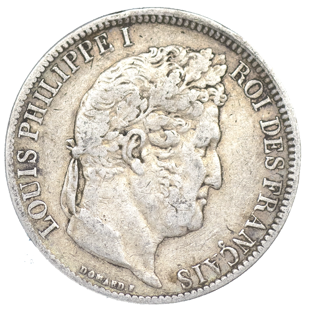 Pièce de monnaie : Louis-Philippe-5 Francs 1831 Bordeaux tranche en creux