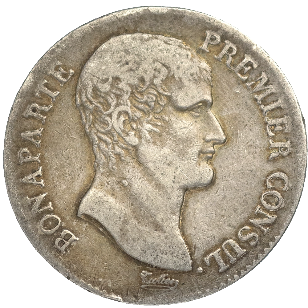 Pièce de monnaie : Consulat-Bonaparte Premier Consul-5 Francs an 11 (1803) Paris