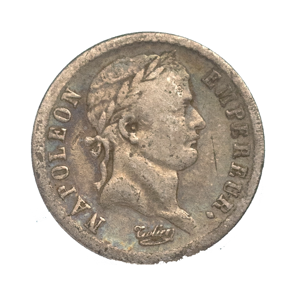 Pièce de monnaie : Premier-Empire Napoléon 1er-Demi franc 1812 Paris