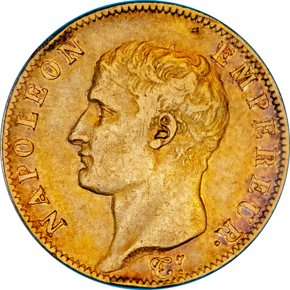 Premier-Empire-20 Francs Napoléon Ier Tête nue 1806 Paris