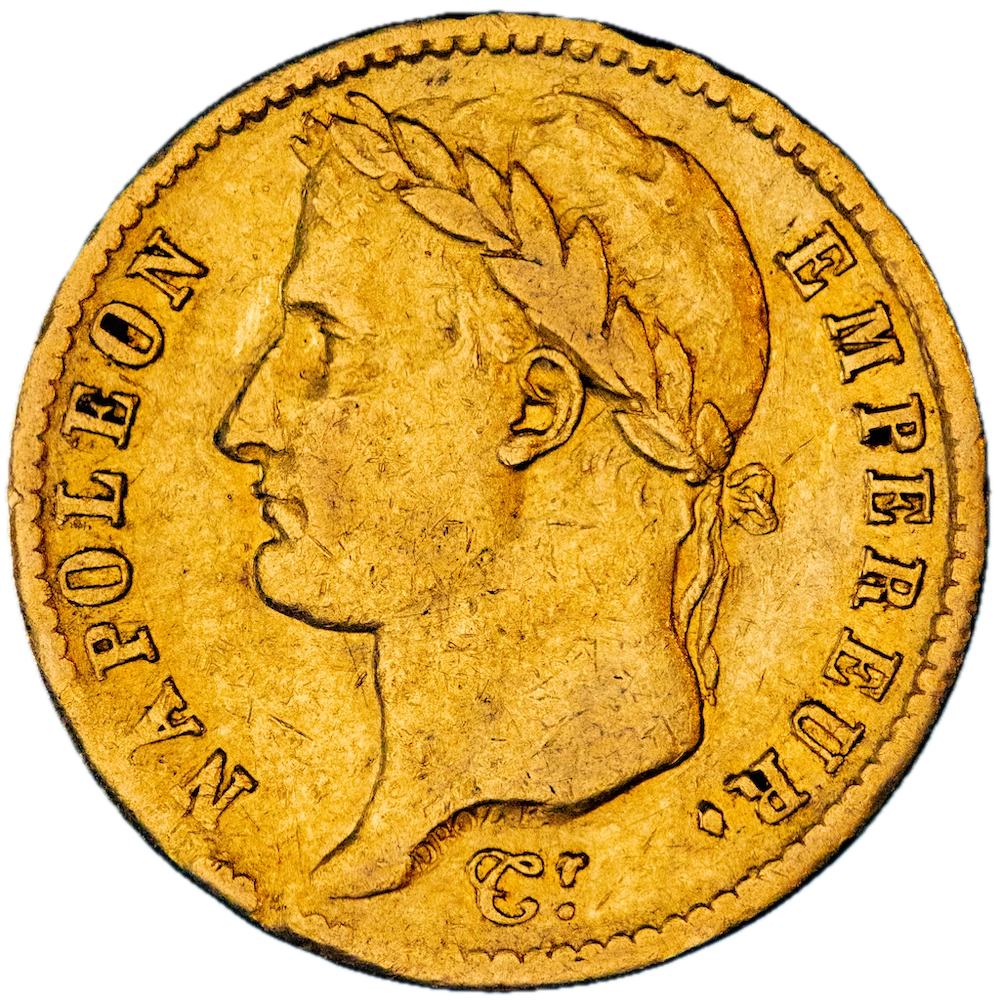 Pièce de monnaie : Premier-Empire-20 Francs Napoléon Ier tête laurée 1812 Bayonne