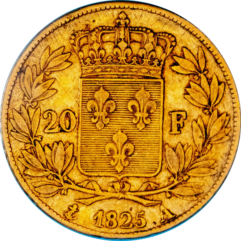 Restauration 20 francs Charles X 1825 Paris