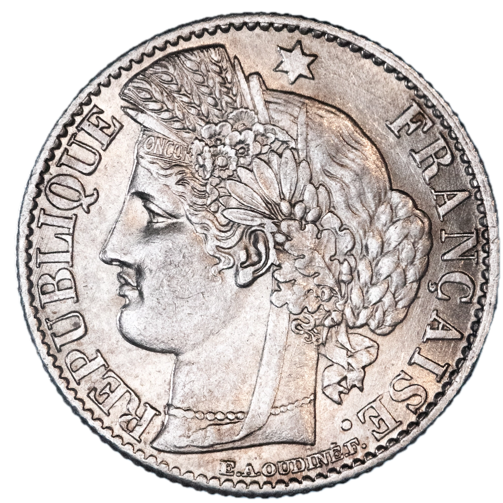 Troisième République- 50 centimes Cérès 1871 Bordeaux