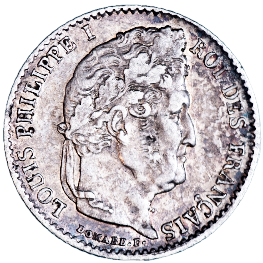 Pièce de monnaie : Louis-Philippe-Quart de Franc 1839 Lille