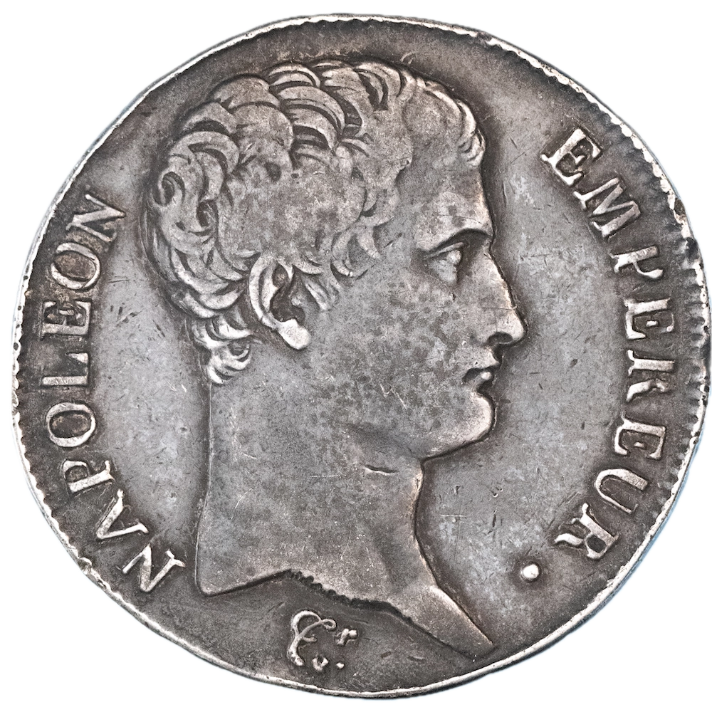Pièce de monnaie : Premier-Empire Napoléon Ier-5 Francs l'an 13 (1804) Toulouse