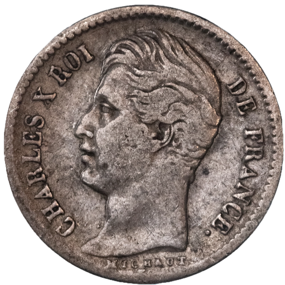 Restauration - Charles X - 1/4 de franc - 1828 - Paris