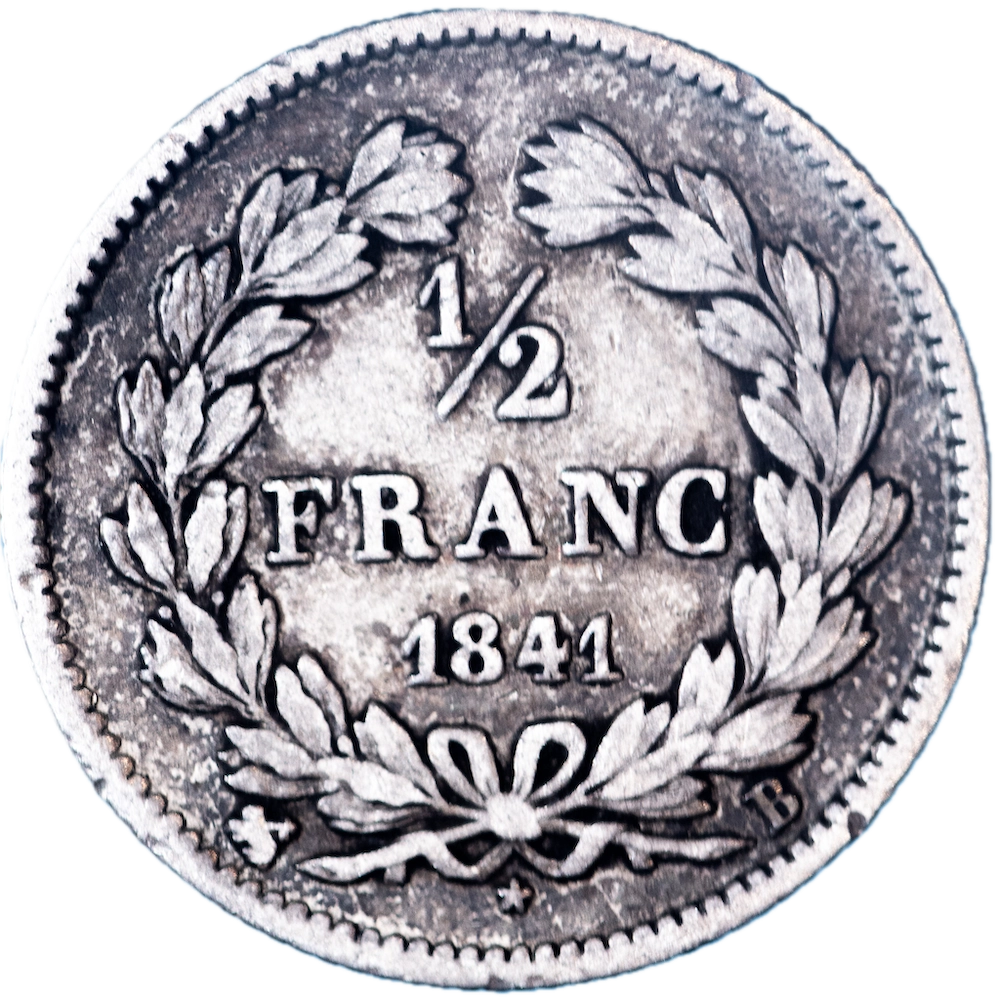 Restauration: Louis-Philippe 1/2 Franc 1841 Rouen