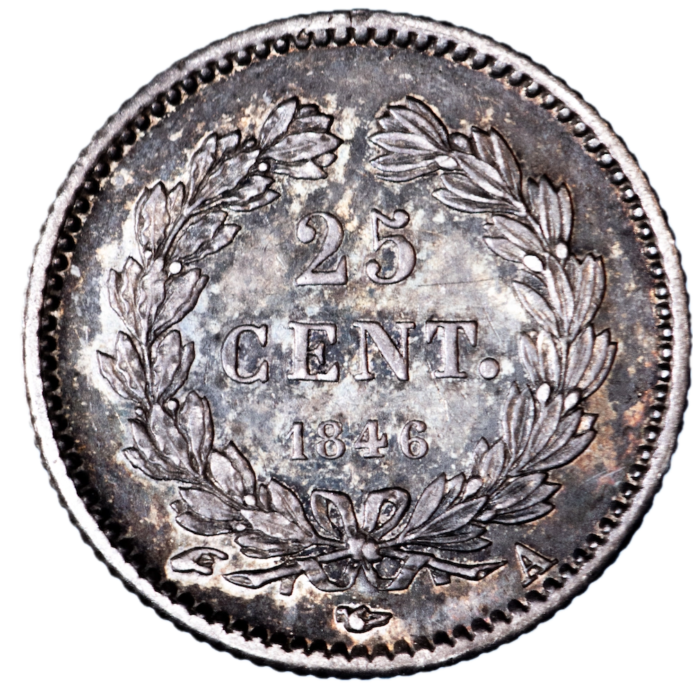 Restauration Louis-Philippe-25 centimes 1846 Paris