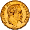 Pièce de monnaie : Second-Empire-100 Francs Napoléon III tête laurée 1862 Paris