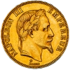 Pièce de monnaie : Second-Empire-100 Francs Napoléon III tête laurée 1867 Strasbourg