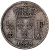 Restauration - Charles X - 1/4 de franc - 1828 - Paris