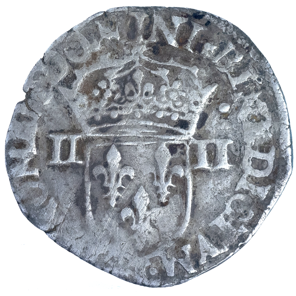 Pièce de monnaie : Charles X-Cardinal de Bourbon Quart d'écu, date et atelier indéterminés