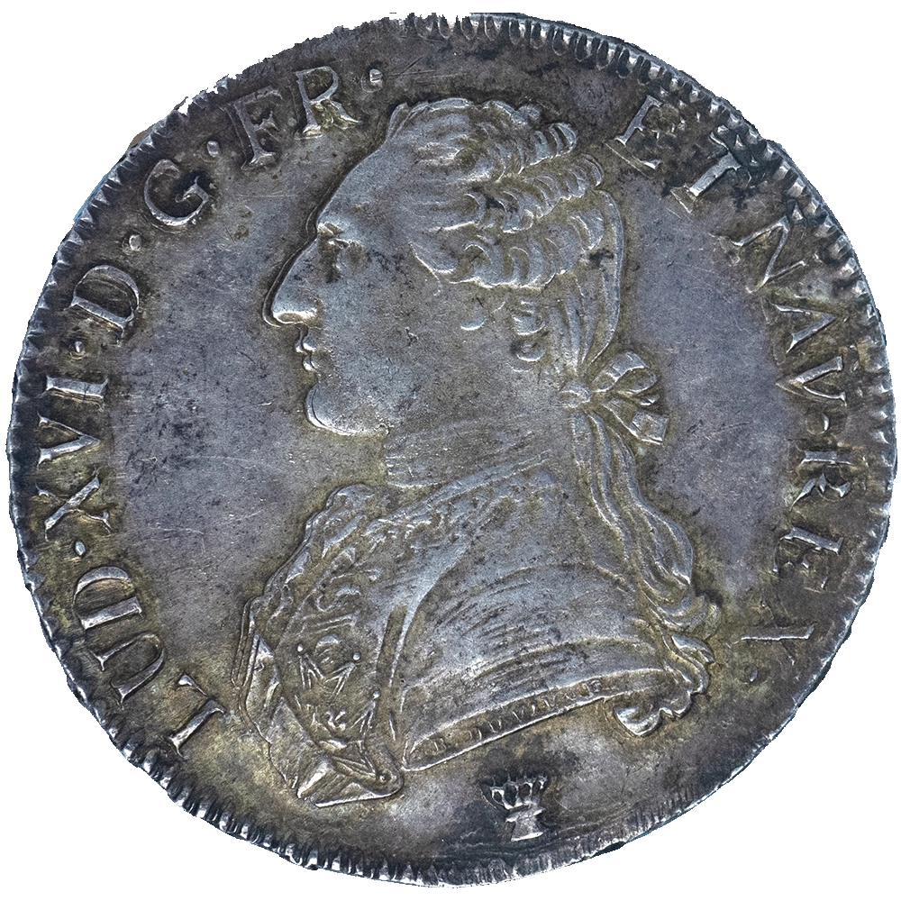Pièce de monnaie : Louis XVI-Écu aux branches d'olivier 1791 Limoges