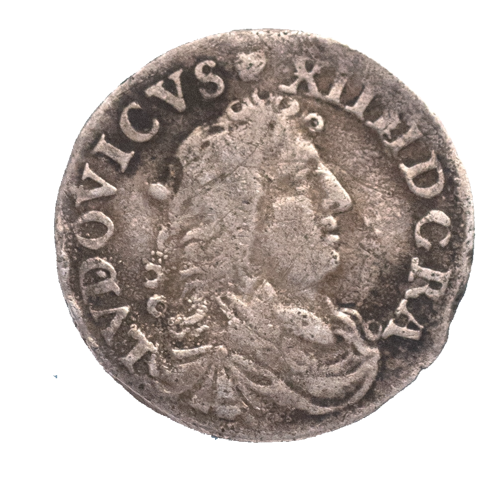 Pièce de monnaie : Louis XIV Quatre sols dits 