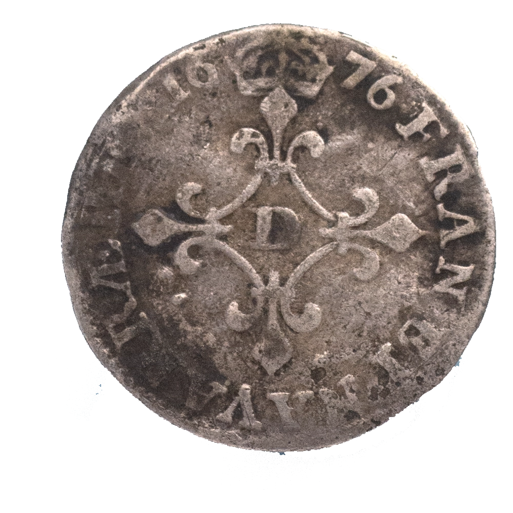 Pièce de monnaie : Louis XIV Quatre sols dits 
