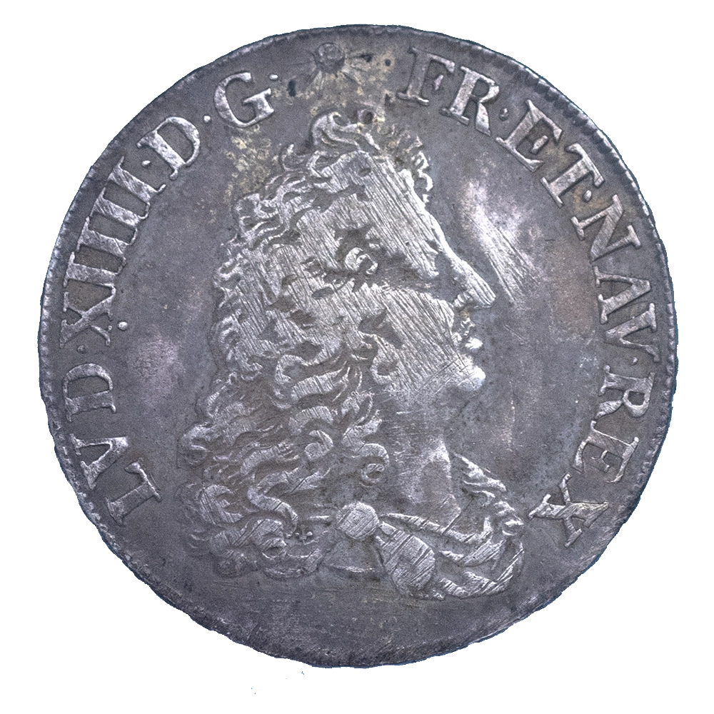 Pièce de monnaie : Louis XIV Quart d'écu de Flandre 1688 Lille