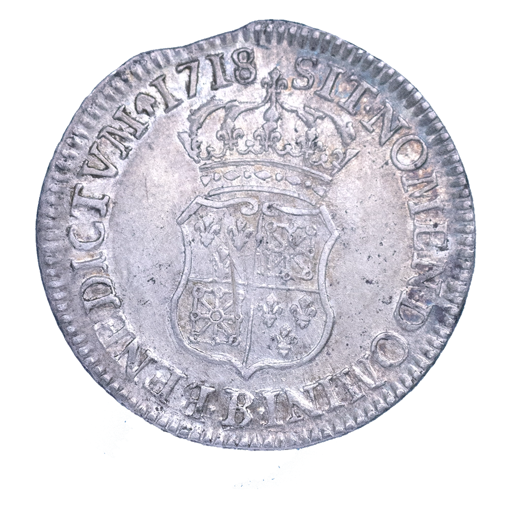 Pièce de monnaie : Louis XV Quart d'écu dit 
