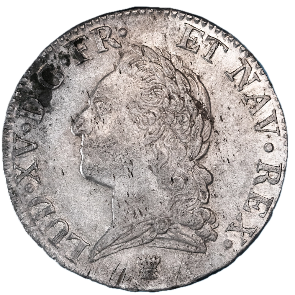Pièce de monnaie : Louis XV-Écu dit à la vieille tête 1772 Limoges