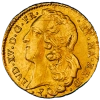 Royaume de France Louis XV Double louis d'or aux écus accolés 1764 Pau
