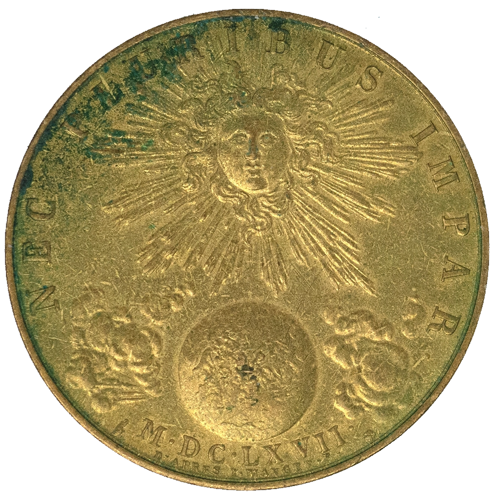 Médaille : Louis XIV Nec Pluribus impar
